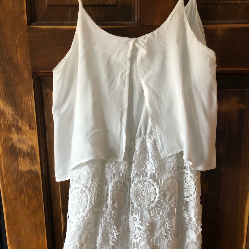 Miami White Crochet Romper - Picture 7 of 8